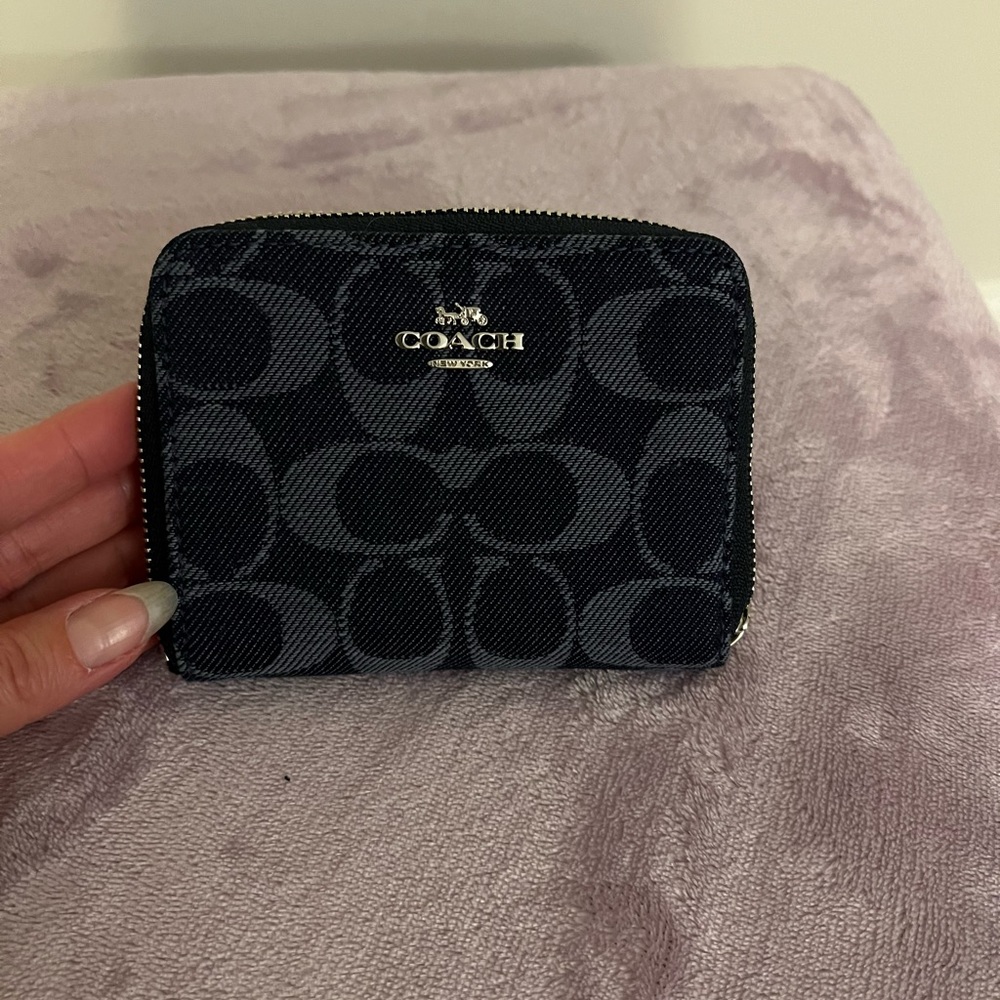 Coach Black and Gray Wallet